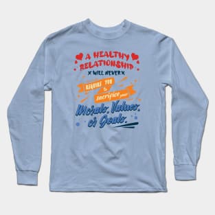 Healthy Relationship Long Sleeve T-Shirt